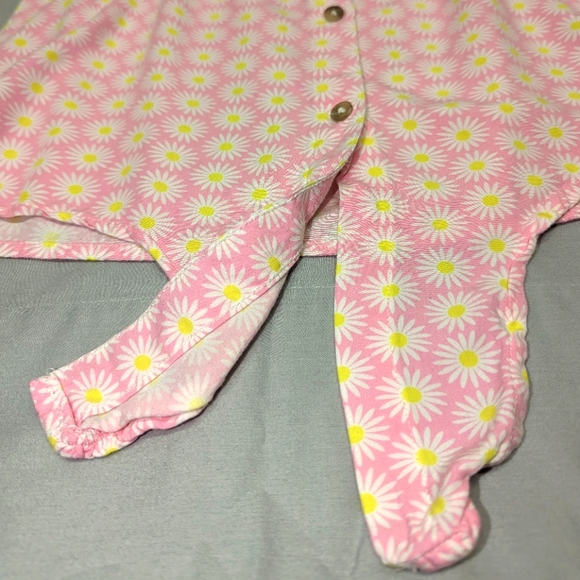 Girl's Wonder Nation Pink Floral Tie-Front Blouse - Picture 5 of 7